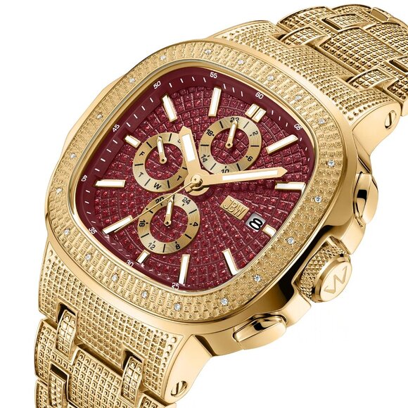 Jbw Men's Heist Multifunction 18K Gold Plated Stainless Steel Watch, 45mm - Picture 3 of 5